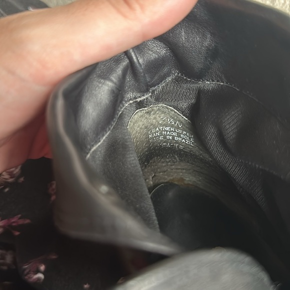 Vintage Leather Combat Boots - size 7.5 N - Picture 6 of 7